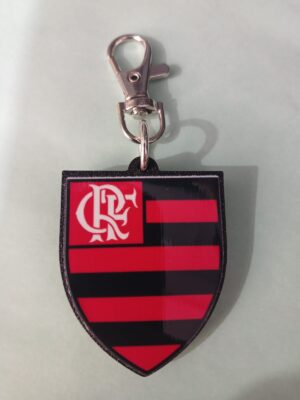 Chaveiro escudo flamengo