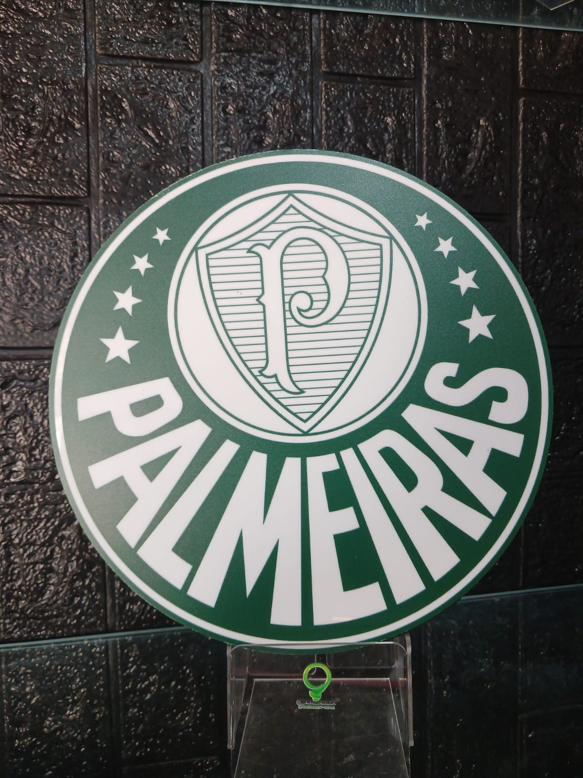 Luminária escudo palmeiras